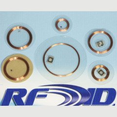 125 KHz LF Clear Laminate RFID Tags.