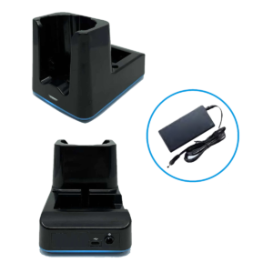 images Model 3730E-1xCR single slot charging cradle only, with spare battery slot, power adapter (no cable)