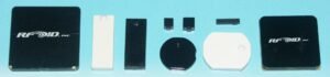 images Model C0404 Ceramic Tag High Temperature 200C, 4x4x3mm, UHF 902-928 MHz passive RFID