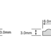 Model F0603 FR4 Tag, Mount on Metal, 6x3mm, UHF 902-928 MHz passive RFID
