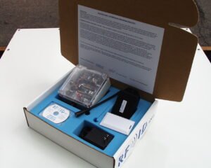 images Includes 800-0232-31/PJ Ethernet Reader & 800-0233-25 External Ant. AC Pwr Supply, 3 Tags, carrying case