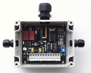 images Model 7051E-RW8 RS485 125 KHz RFID Reader, w/power jack, 8 chara read write