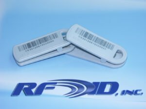 images Model AC7025 Alligator Clip Tag, Light Gray, 70x25mm, UHF 902-928 MHz passive RFID
