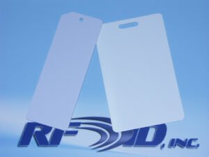images Model P5025 PVC Tag, Peel & Stick Backing, 50x25mm, UHF 902-928 MHz passive RFID