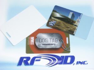 images Model P8654 PVC Tag, Employee Badge w/o slot, 86mm x 54mm, UHF 902-928 MHz passive RFID
